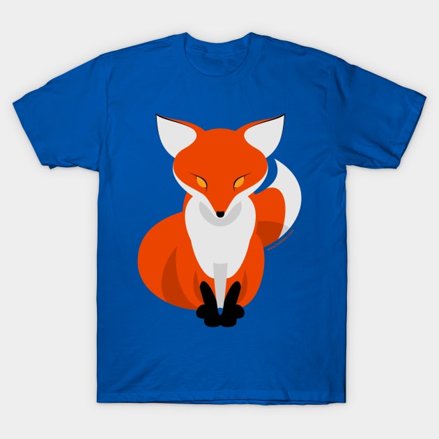 Red fox T-Shirt by tuditees